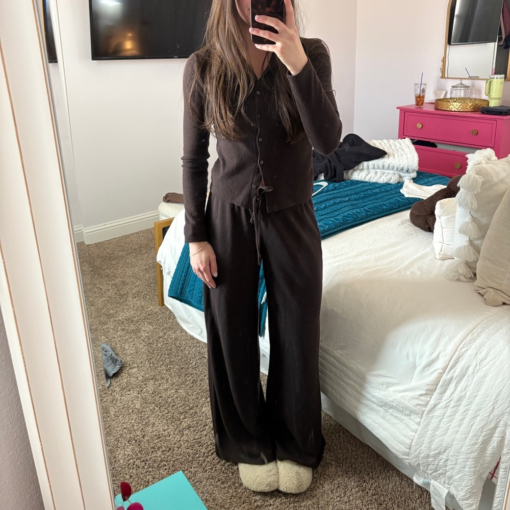 H&M Dark Brown Women's Matching Set